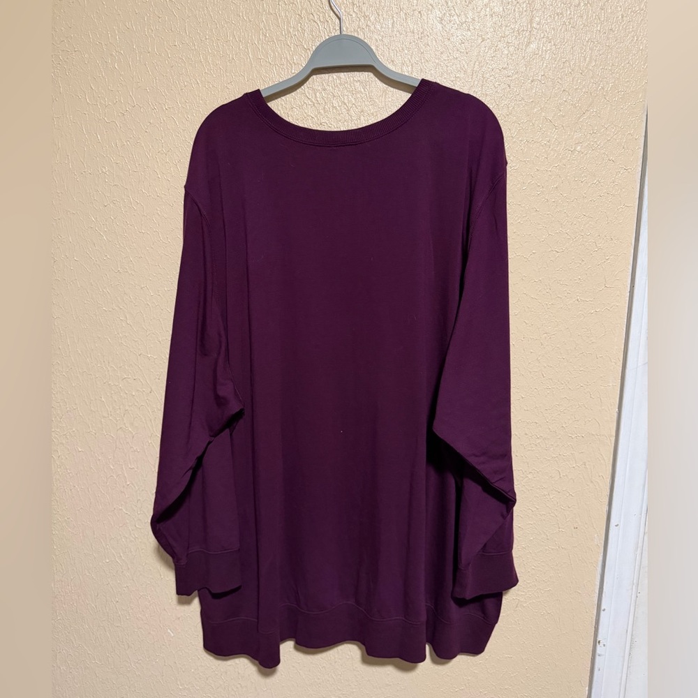 Torrid Disney Poison Apple‎ Burgundy Sweatshirt 6X Plus Size Snow White - Picture 3 of 7